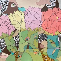 Mary Valesano- Prickly Blooms Entangled
