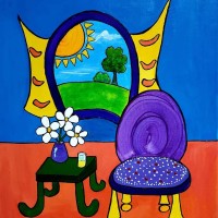 Jane Underhill - Purple Chair